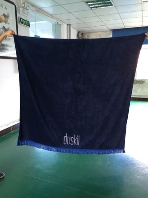 Wasbare Katoenen van de het Strandhanddoek van Vachtmicrofiber Strandhanddoek voor Kinderen leverancier
