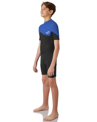 Elastisch Jersey Shorty Thermische Swimwear voor Volwassenen 3mm 2mm het Voorpit van het Neopreenkostuum leverancier
