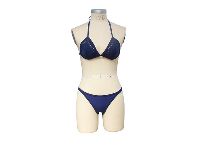 Het Strandbadpakken van vrouwen met Lasergat en Flexibele Rubber/Bikini Swimwear leverancier